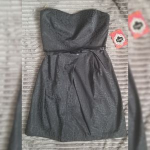 Black mini party cocktail dress